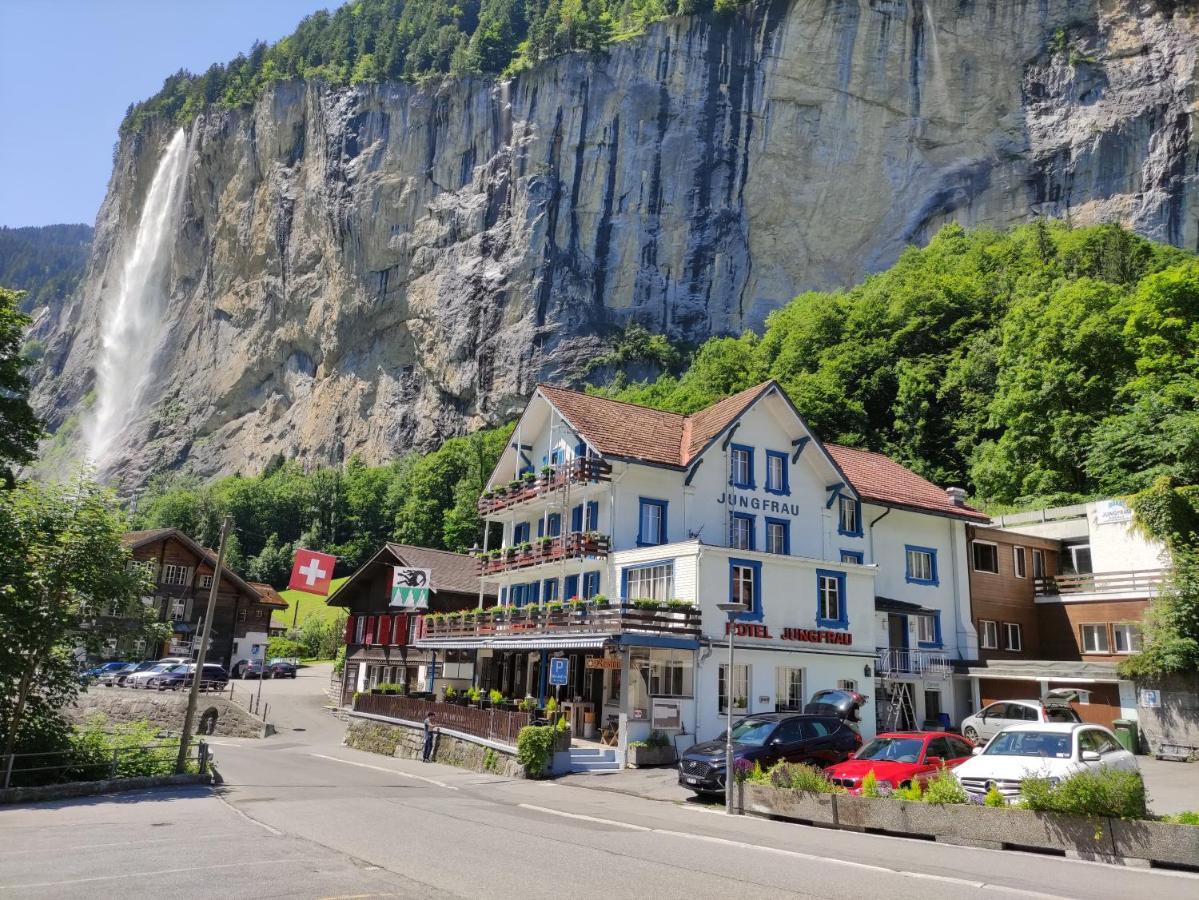 Hotel Restaurant Jungfrau Лаутербруннен Екстер'єр фото